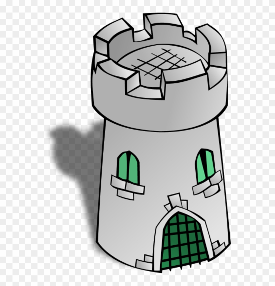 Tower Clipart Brick - Tower Clip Art - Png Download
