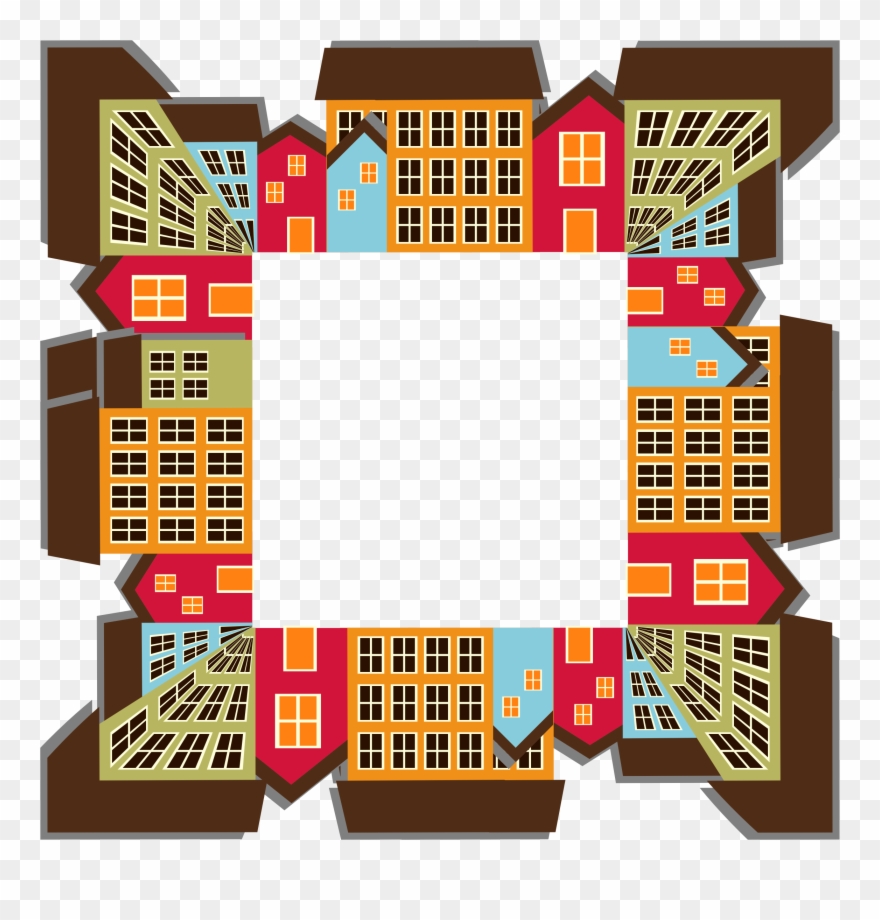 Cityscape Clipart Small Town - Cafepress ! Samsung Galaxy S8 Plus Case - Png Download