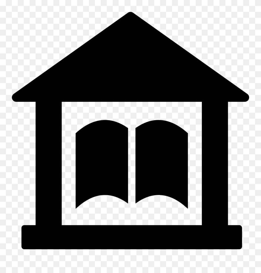 Ask A Librarian Public Library Map Symbolization - Map Symbol For Library Clipart