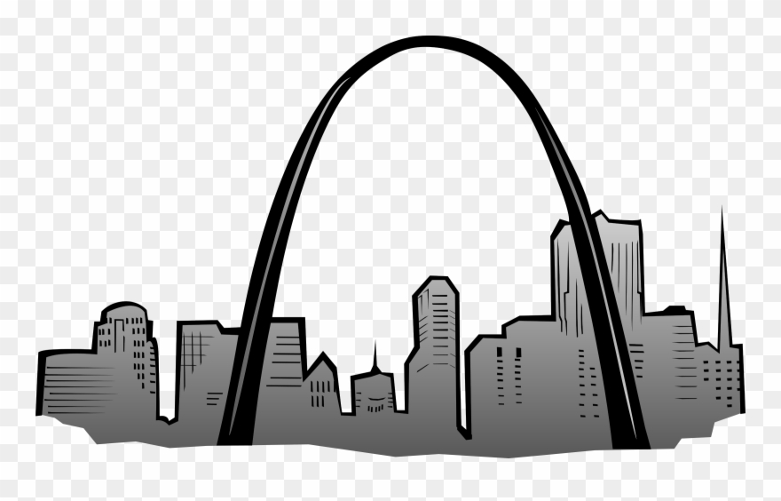 Arch Clipart St Louis Arch - St Louis Arch Clip Art - Png Download
