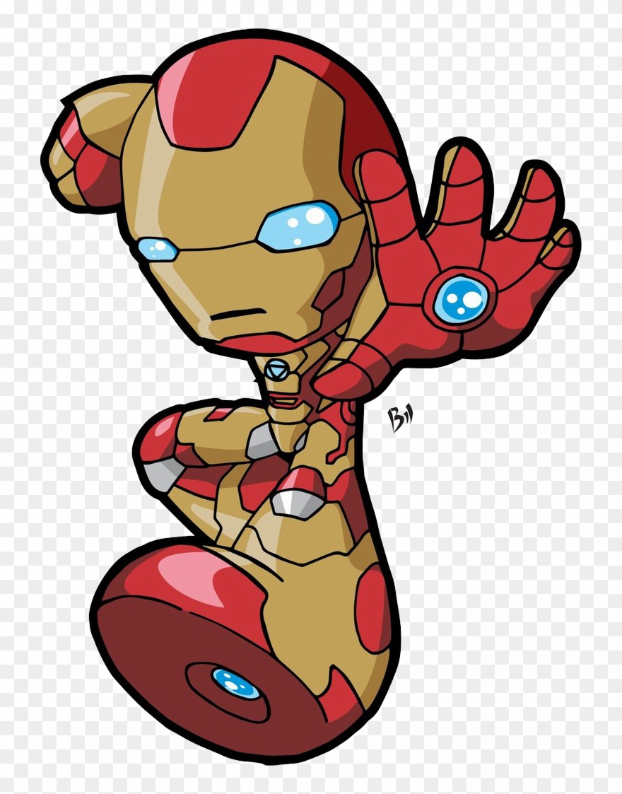 Chibi Iron Man 3 Clipart