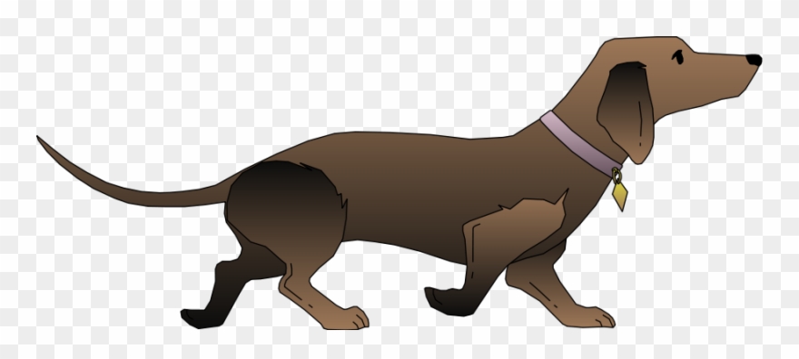Dachshund Png - Dog Black And Brown Vector Png Clipart