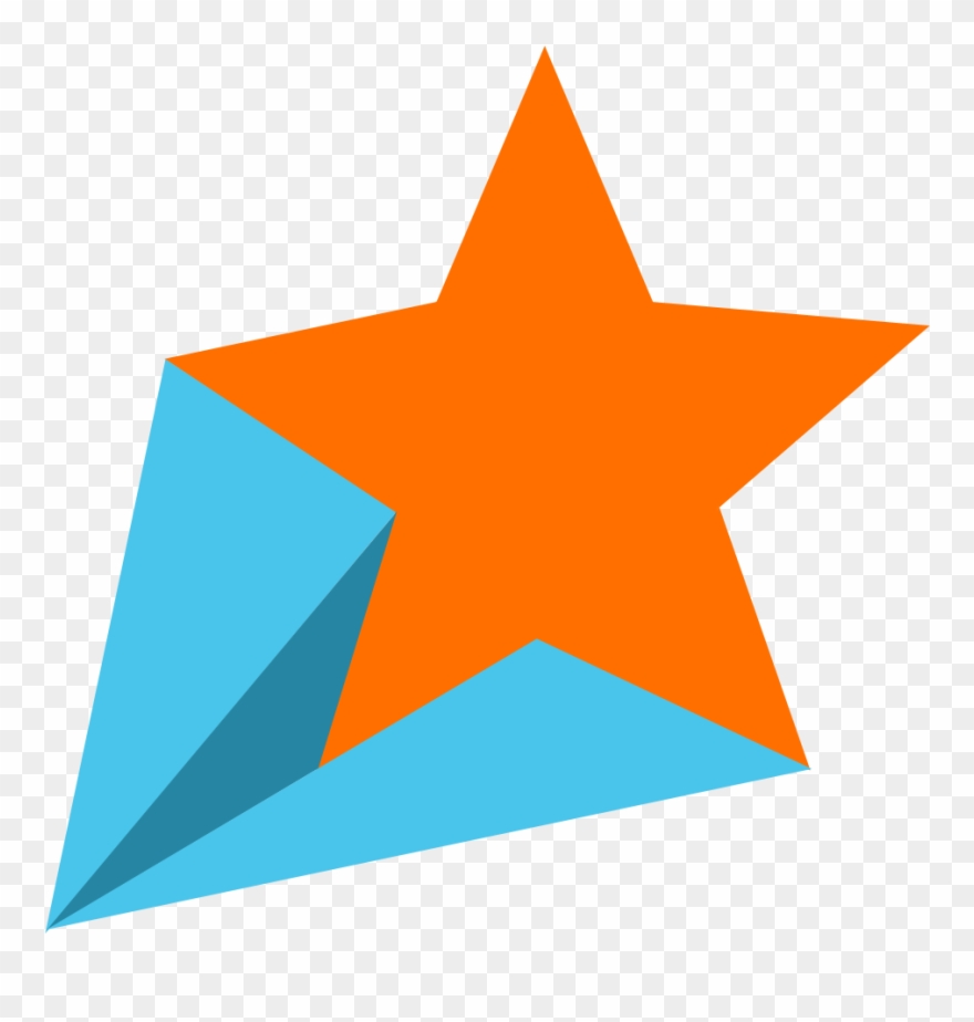 Retro Shooting Star Clipart - Png Download