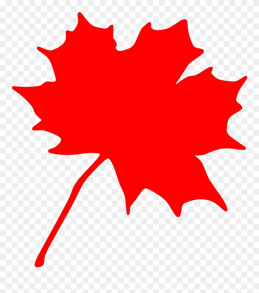 Canadian Maple Leaf Clip Art - Red Maple Leaf Clipart - Png Download