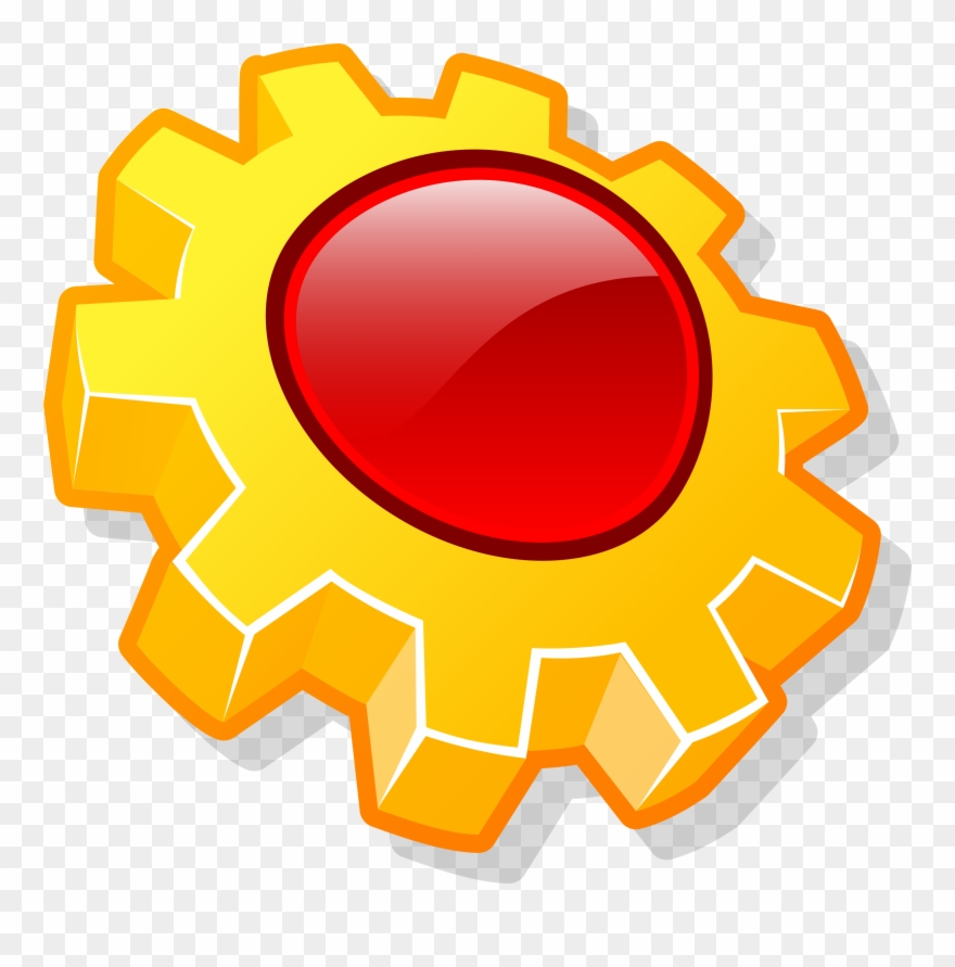 Free Vector Kexi Clip Art - Gears Clipart - Png Download