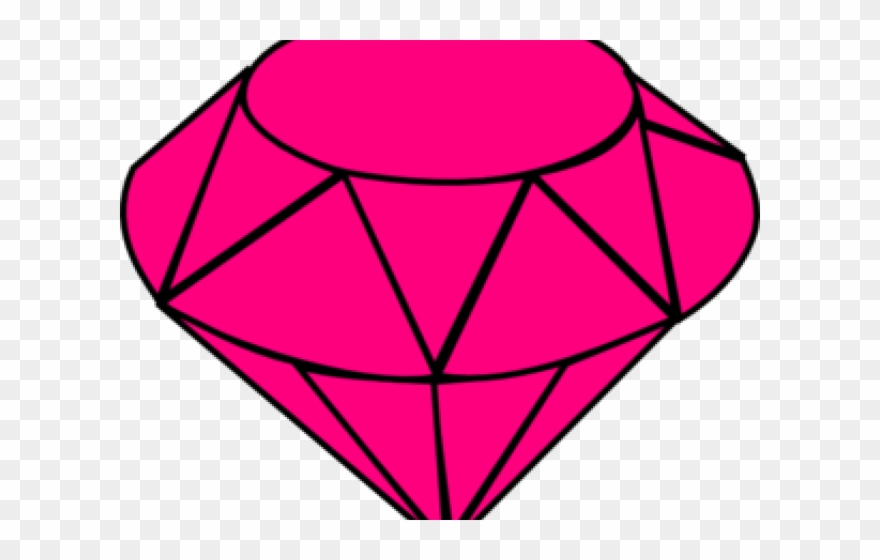 Gems Clipart Clip Art - Como Dibujar Un Rubi - Png Download