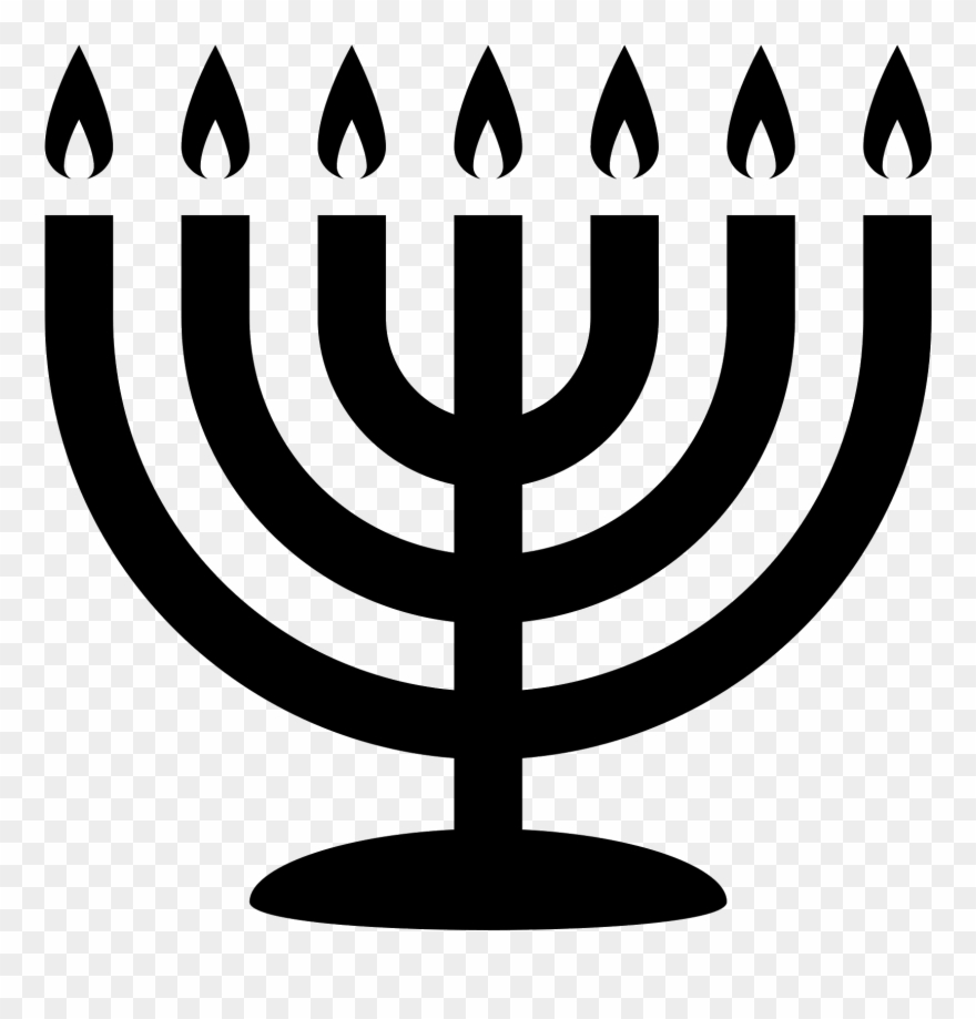 Menorah Icon Free Download And Vector Clip Art - Blue Menorah - Png Download