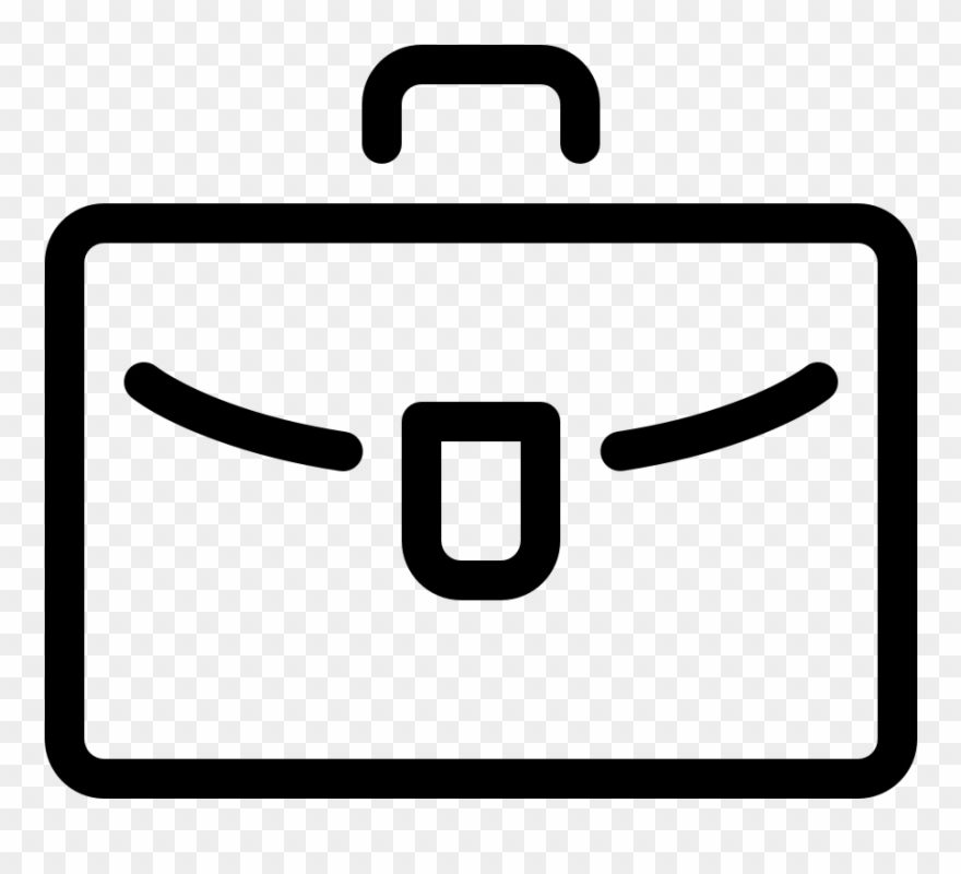 Work Briefcase Classic Work Briefcase Classic Work - Icon Clipart