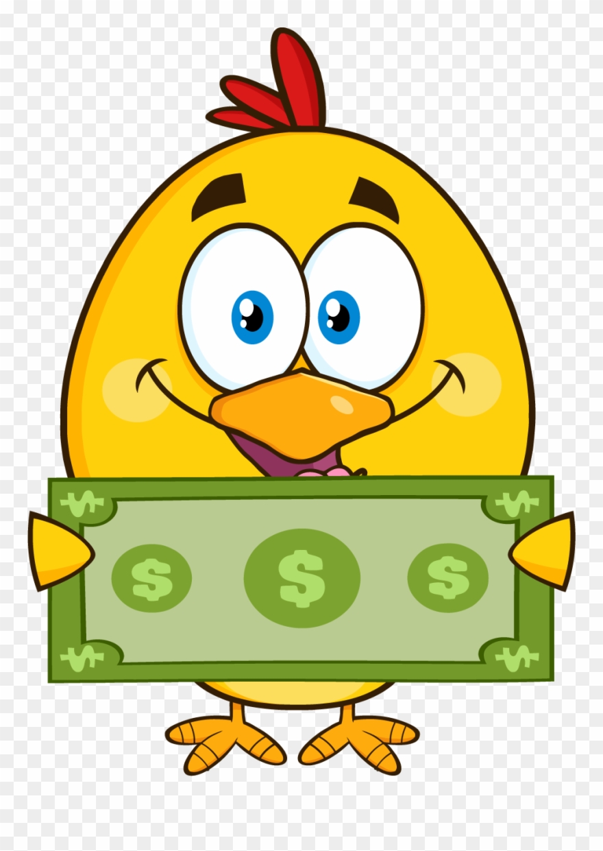 Png Royalty Free Rf Clipart Illustration Cute Yellow - Chick Cartoon Character Transparent Png