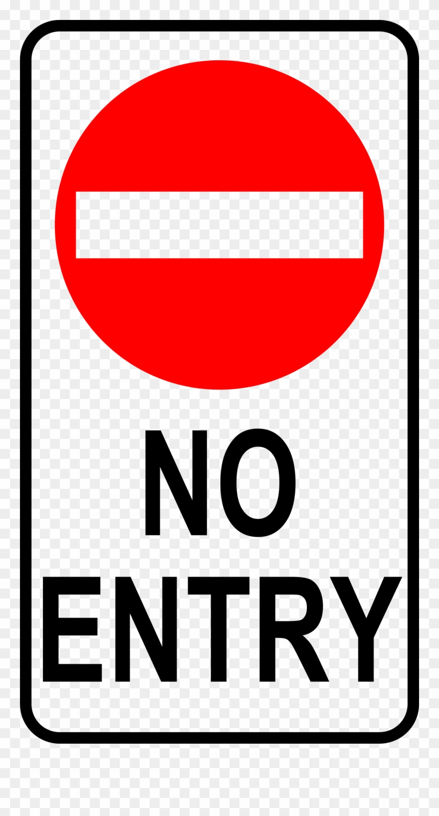 No Entry Clipart - Png Download
