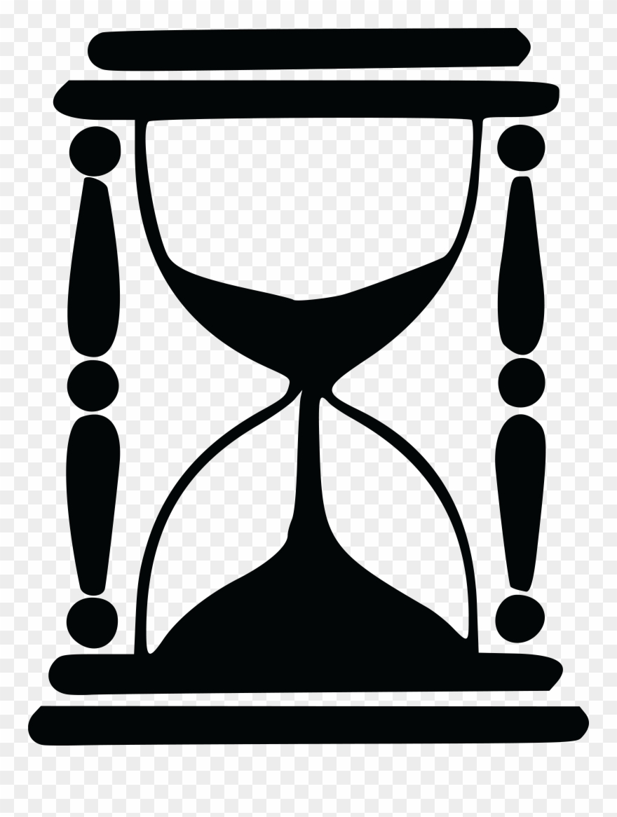 Free Clipart Of An Hourglass - Hourglass Silhouette - Png Download