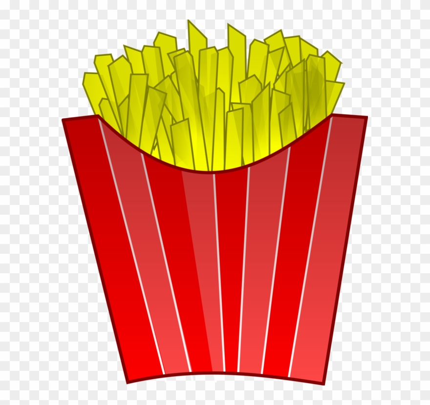 Mcdonald's French Fries Hamburger Fast Food Frying - French Fries Clipart Free - Png Download
