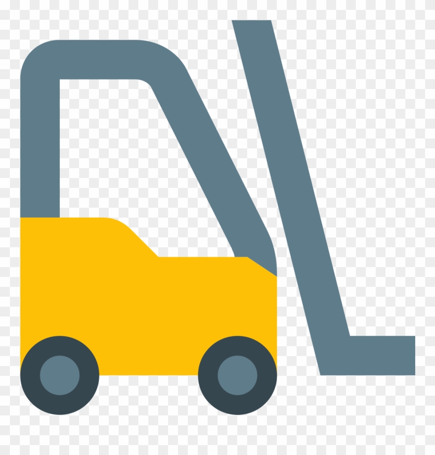 Computer Icons Truck Cargo Clip Art Industry - Transparent Forklift Icon - Png Download