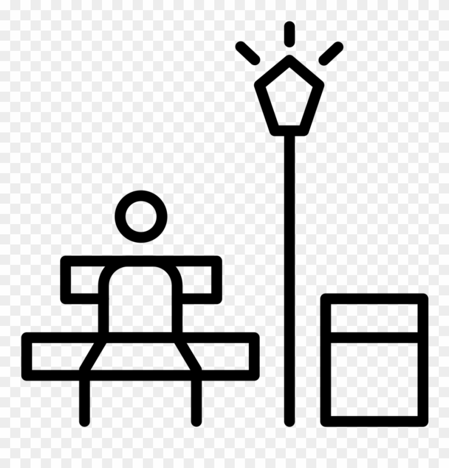 Street Furniture - Indoor Outdoor Icon Clipart