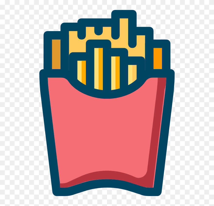French Fries Potato Chip Hash Browns Frying - French Fries Clipart
