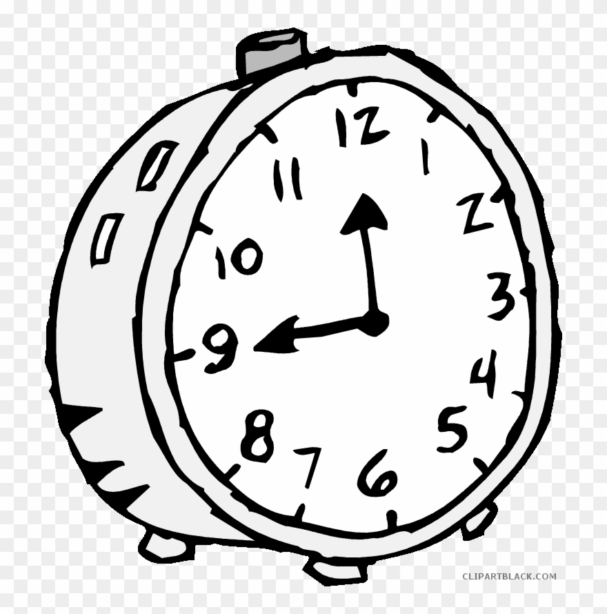 Old Clipartblack Com Tools Free Black White - Timer Clip Art - Png Download