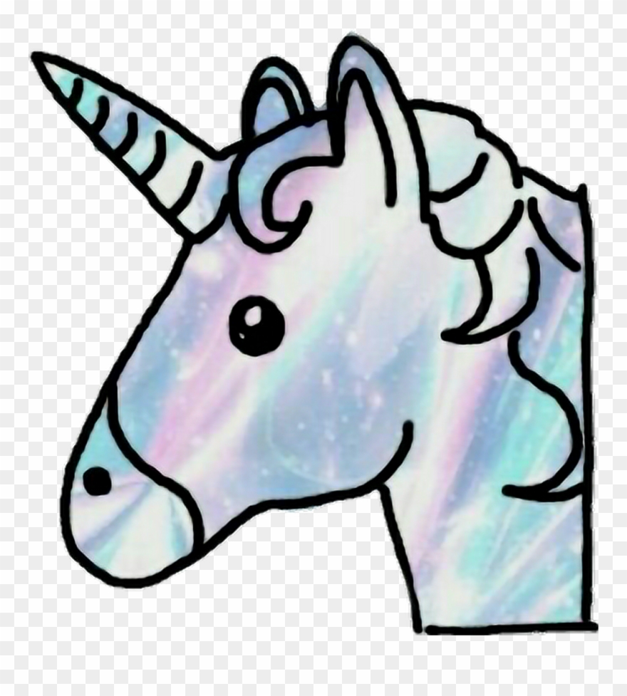 Galaxia Galaxy Galaxyedit Unicorn Unicornioemoji Waths - Fondos De Pantalla De Unicornio Png Clipart