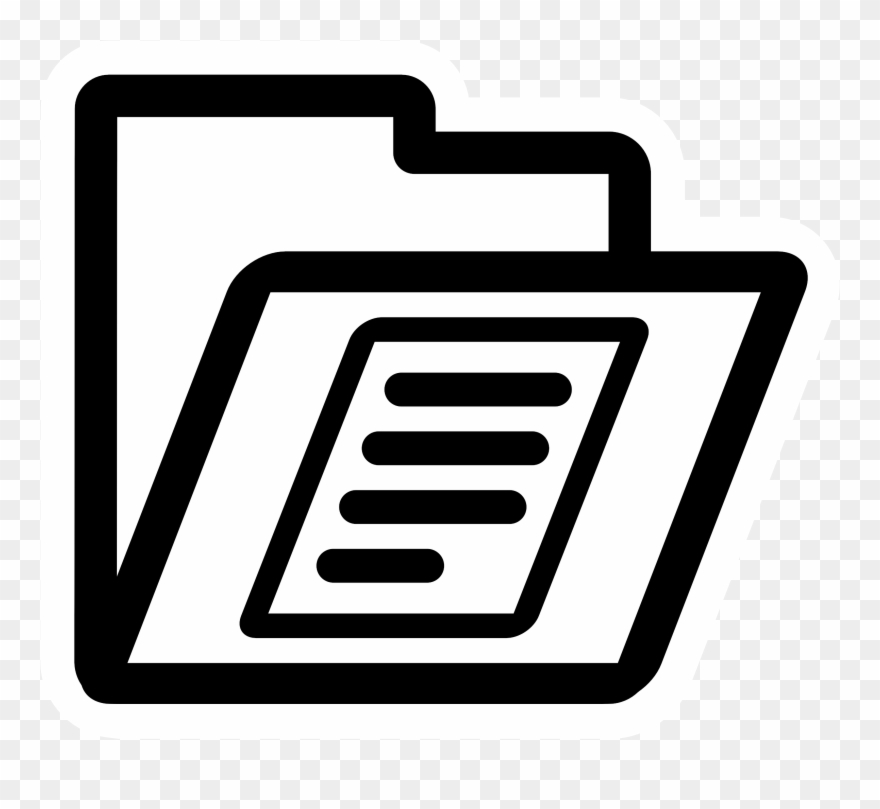 Big Image - Documents Clipart - Png Download