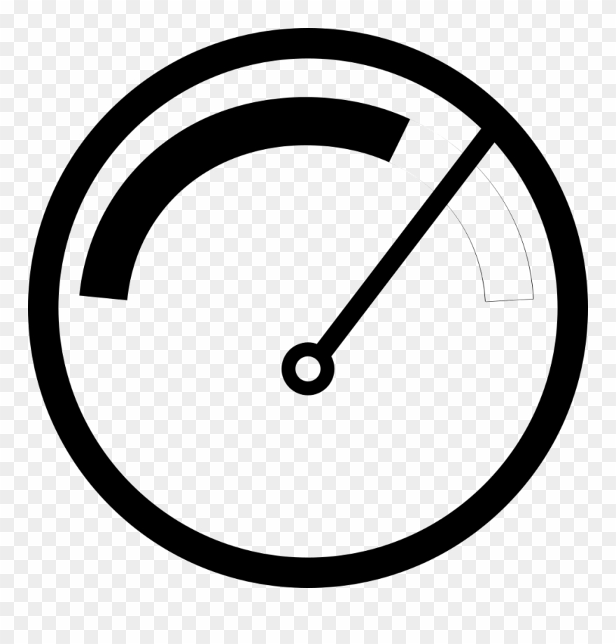 Graphic Black And White Stock Dial Png Icon Free - Icon Clipart