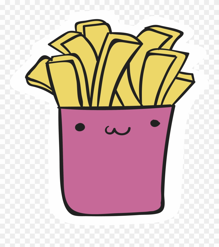 Image Transparent Stock French Fries Junk Food - French Fries Drawing Transparent Clipart