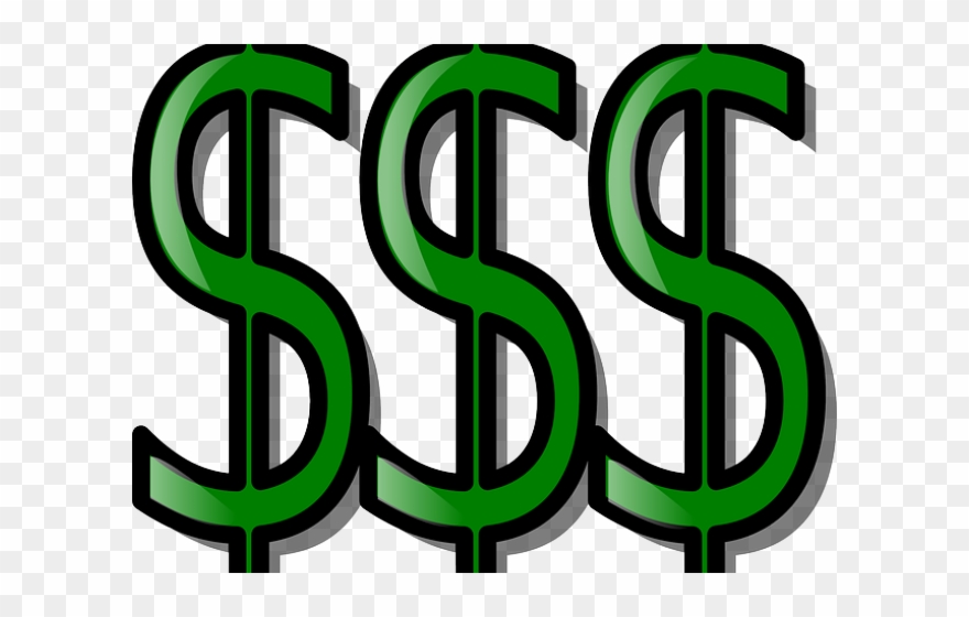 Dollar Clipart Clip Art - Money Signs Clip Art - Png Download