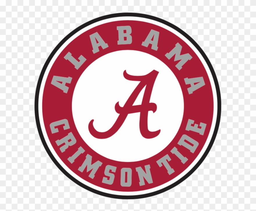Svg Black And White Crimson Tide University Of - University Of Alabama Logo Clipart