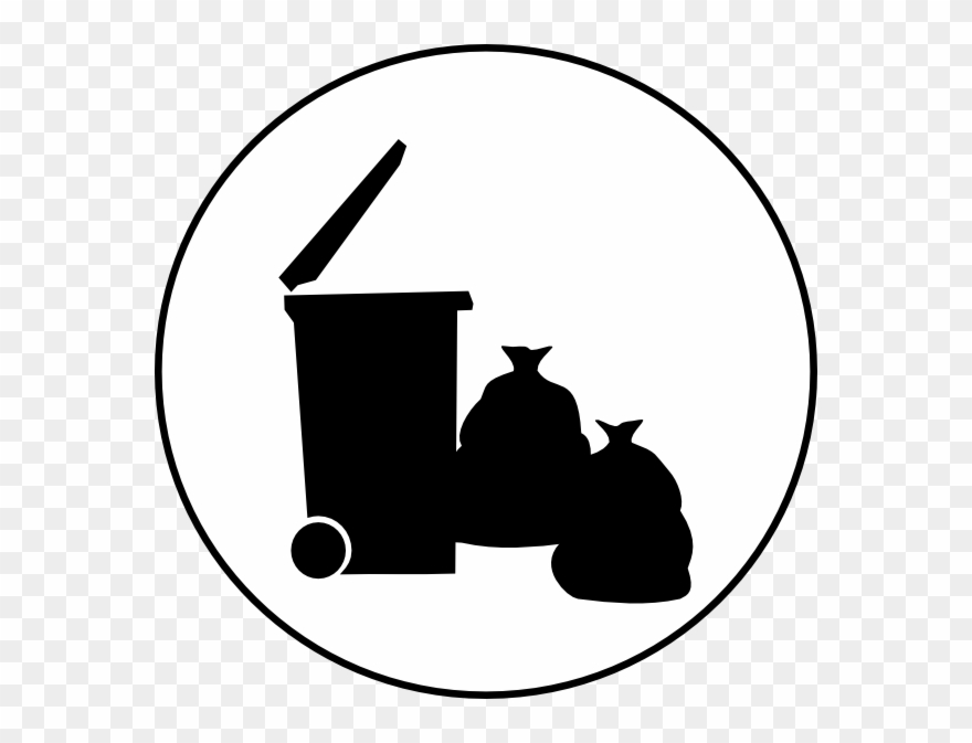 Garbage Symbol - Garbage Room Icon Png Clipart