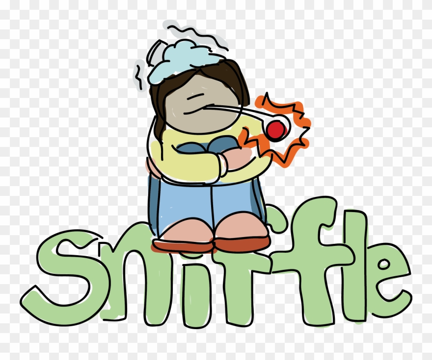 My Sinus Infection - Influenza Clipart