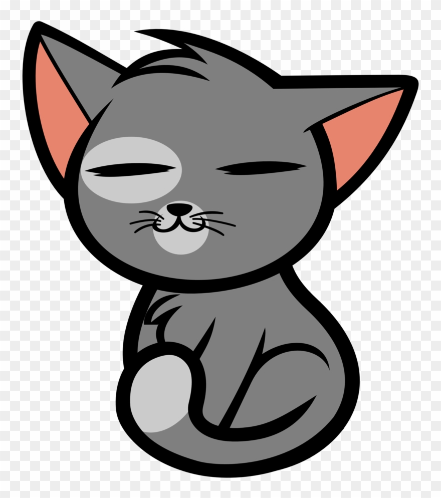 Clipart Transparent Cats Vector Cute Cat - Cute Cat Cartoon Png
