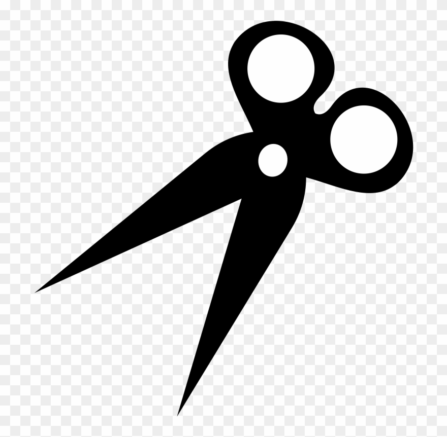 Silhouette Scissors Hair-cutting Shears Download - Scissors Silhouette Clipart