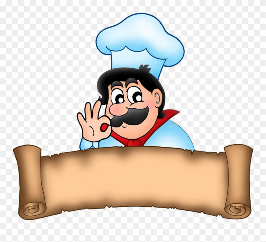 Clip Art Download Catering Clipart Kitchen Chef - Cartoon Chef - Png Download