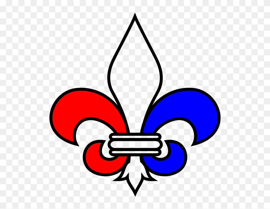 Jpg Transparent Download French Clipart - Flor De Lis Para Colorear - Png Download
