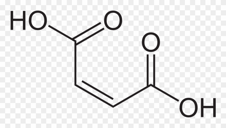 Popular Images - Maleic Acid Skeletal Structure Clipart