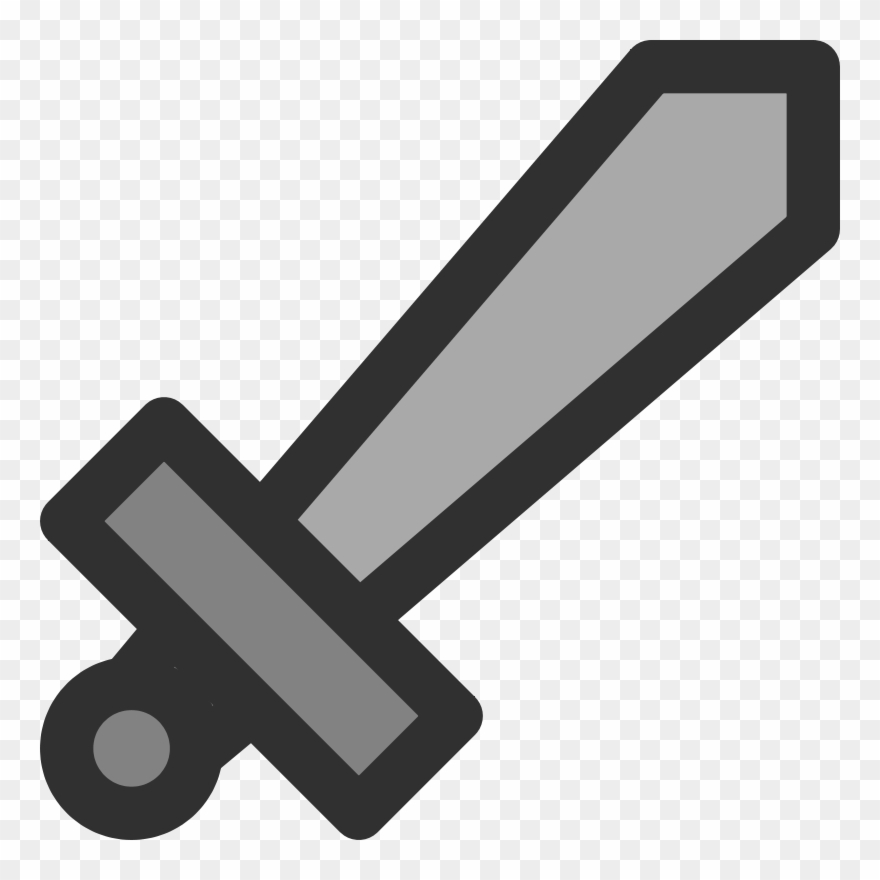 Free Metal Sword Icon - Clipart Sword - Png Download