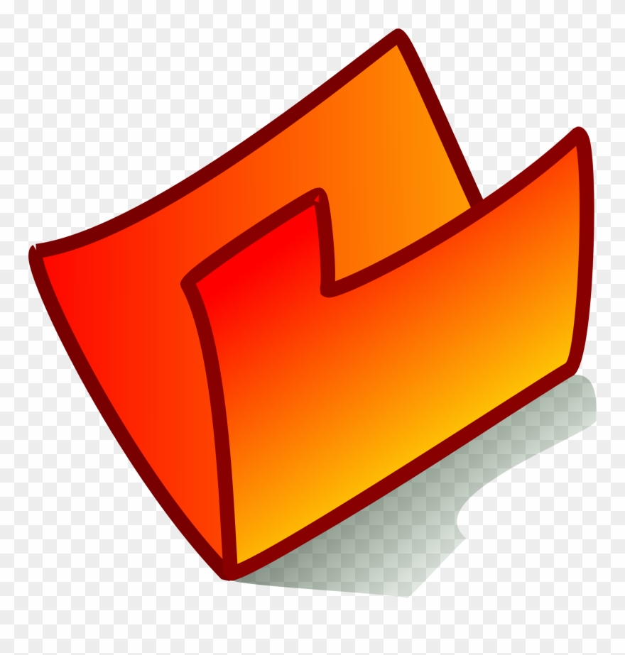 Big Image - Orange File Clipart - Png Download