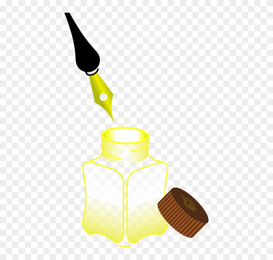 Pens Inkwell Fountain Pen Paper - Pen Clipart