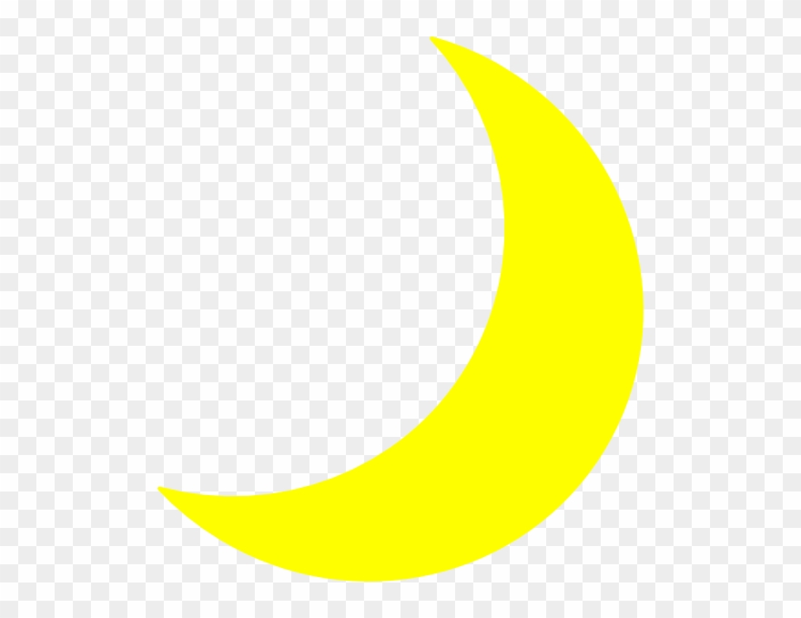 Sleeping Moon Clipart Free Clipart Images Clipartcow - Moon Yellow - Png Download