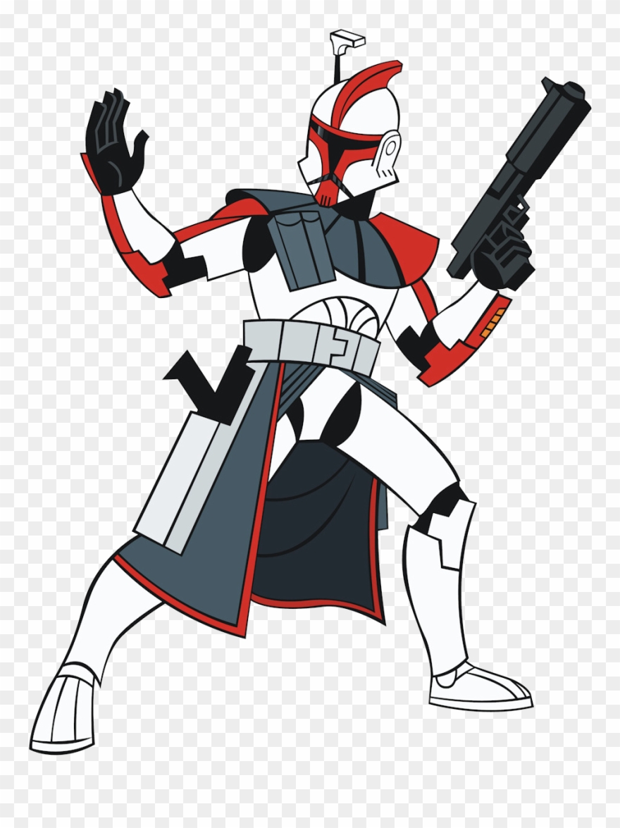 Darth Vader Clipart Clone War - Star Wars Clone Wars 2003 Clone Trooper - Png Download