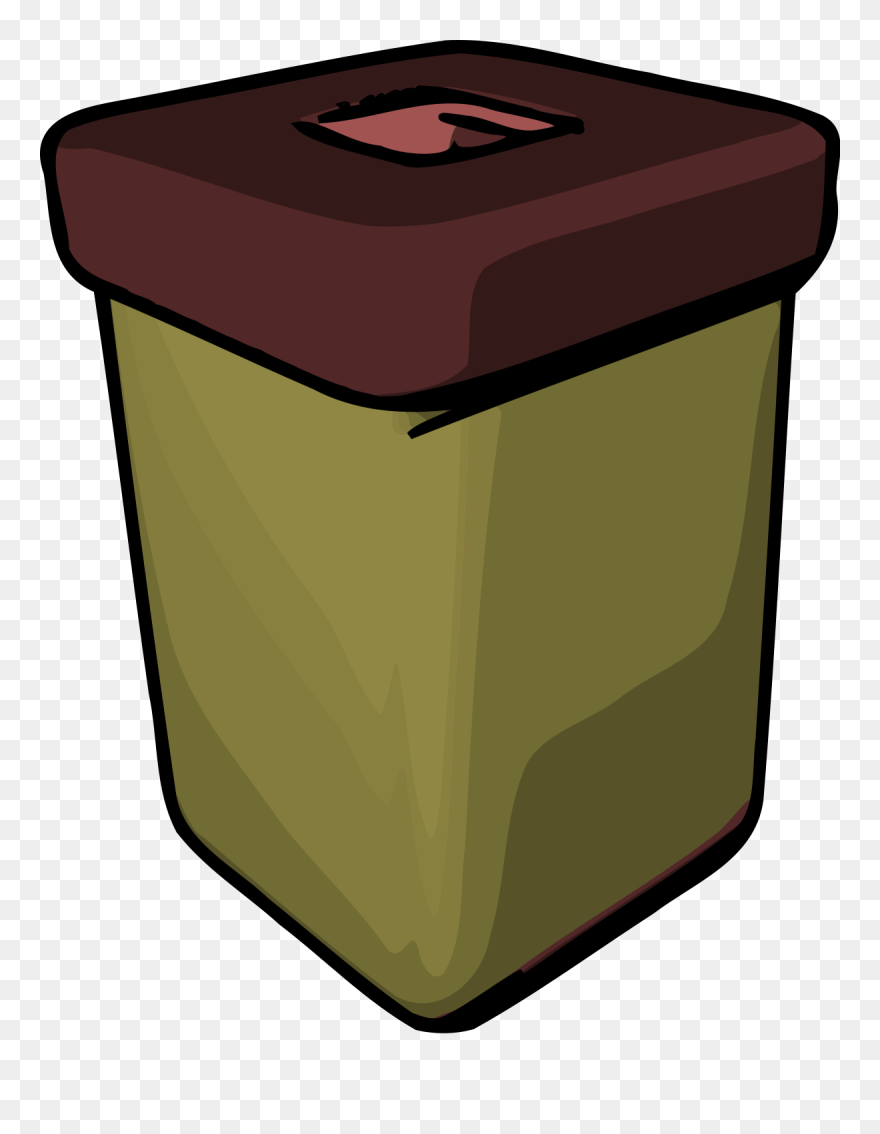 Trash Can - Gambar Tempat Sampah Animasi Clipart