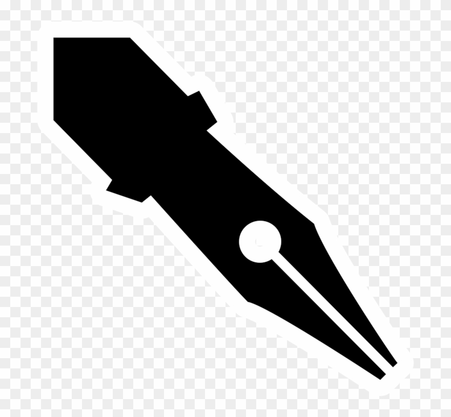 Nib Quill Fountain Pen Pens Dip Pen - Pen Tip Clip Art - Png Download