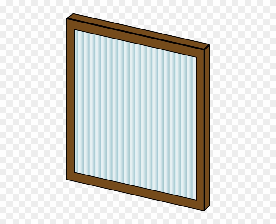 Air Filter Water Filter Furnace Hvac Air Conditioning - Air Filter Clip Art - Png Download