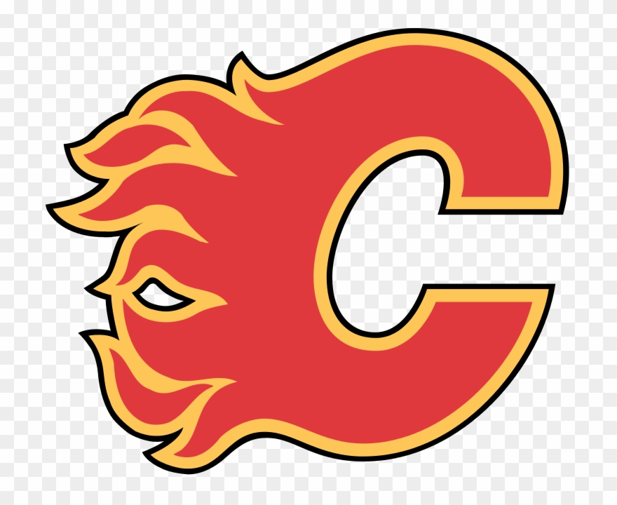 Flames Battling The Axs Share This Article - Calgary Flames Logo Clipart