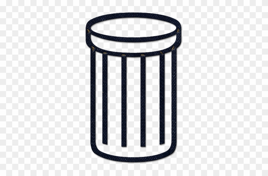 Trash Can Clipart Empty Trash - Trashcan Silhouette - Png Download