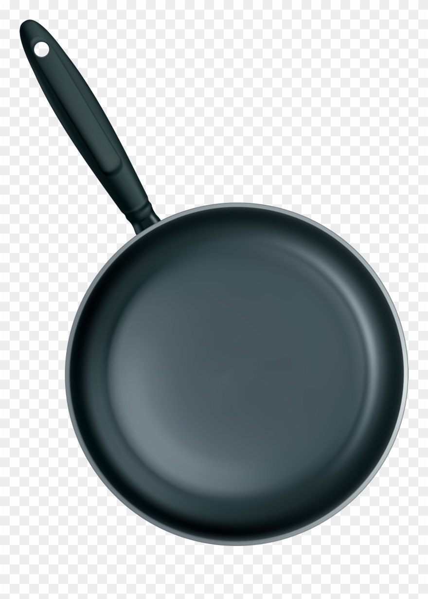 Black Frying Pan Png Clipart - Fried Pan Png Transparent Png