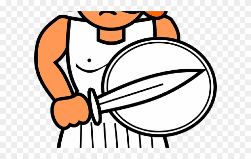 Greece Free On Dumielauxepices Net Old Soldier - Cartoon Ancient Greek Soldiers Clipart