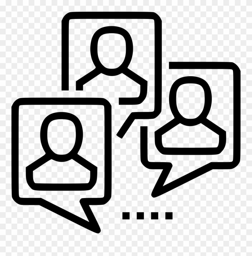 Focus Group Svg Png Icon Free Download - Focused Group Discussion Icon Clipart