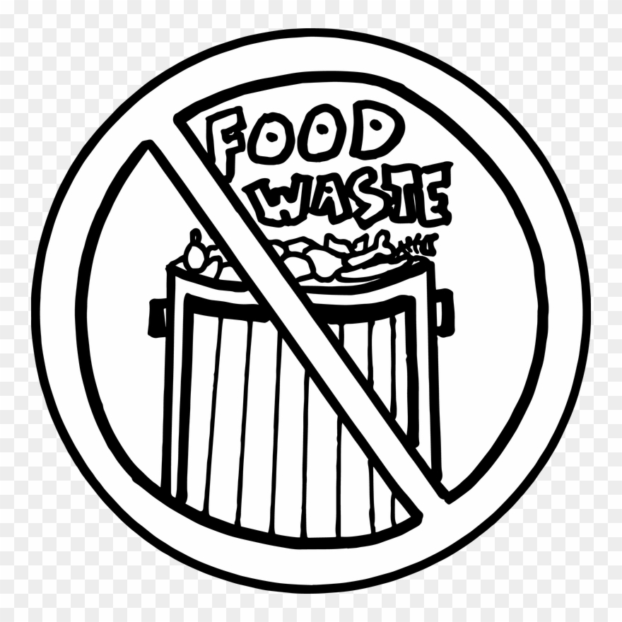 Garbage Drawing Sketch - Drawing On Food Wastage Clipart