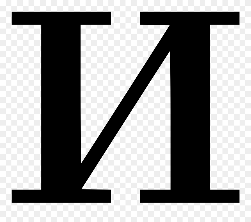 Download Letter I In Cyrillic Clipart Cyrillic Script - Russian Letter И - Png Download