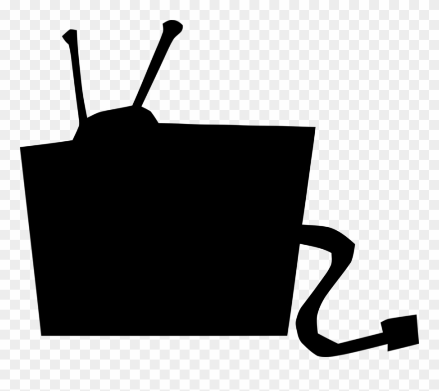 Television Computer Icons Black And White Download - Television Clipart