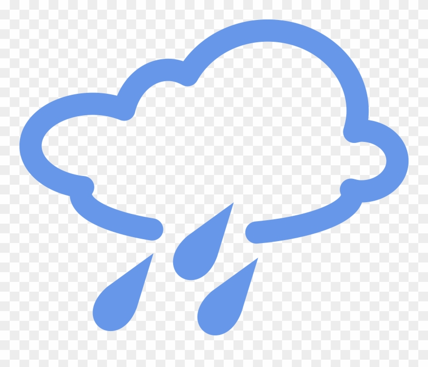 Big Image - Weather Forecast Symbols Rain Clipart